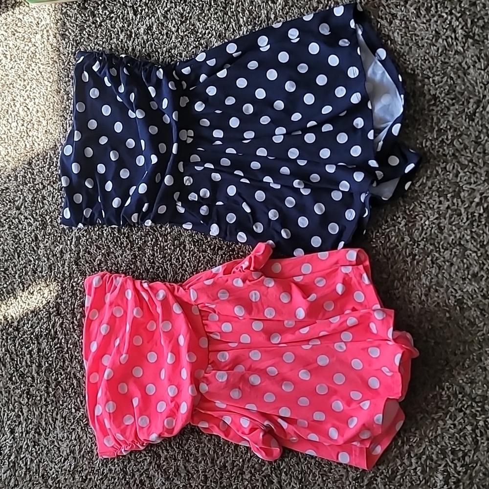 NWOT Polka Dot Rompers